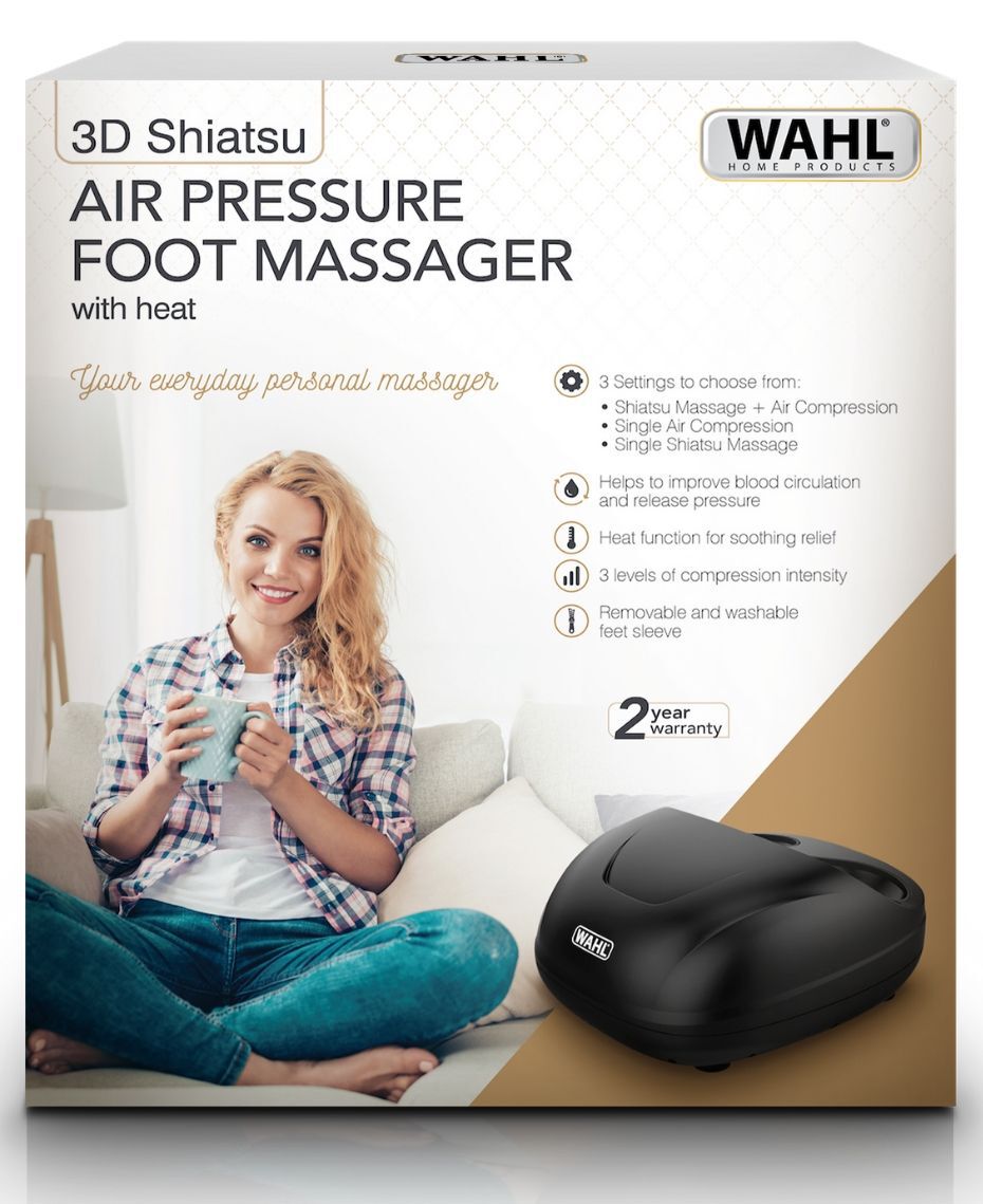 3d shiatsu air pressure foot massager clearance